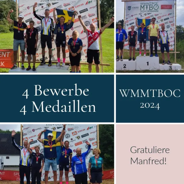 Die WMMTBOC 2024 ist Geschichte. Wir gratulieren Manfred nochmals zu seinen überragenden Leistungen! 4 Bewerbe = 🥇 🥇🥈🥉!!
#herressport #raiffeisen #hsvolwn #öhsv